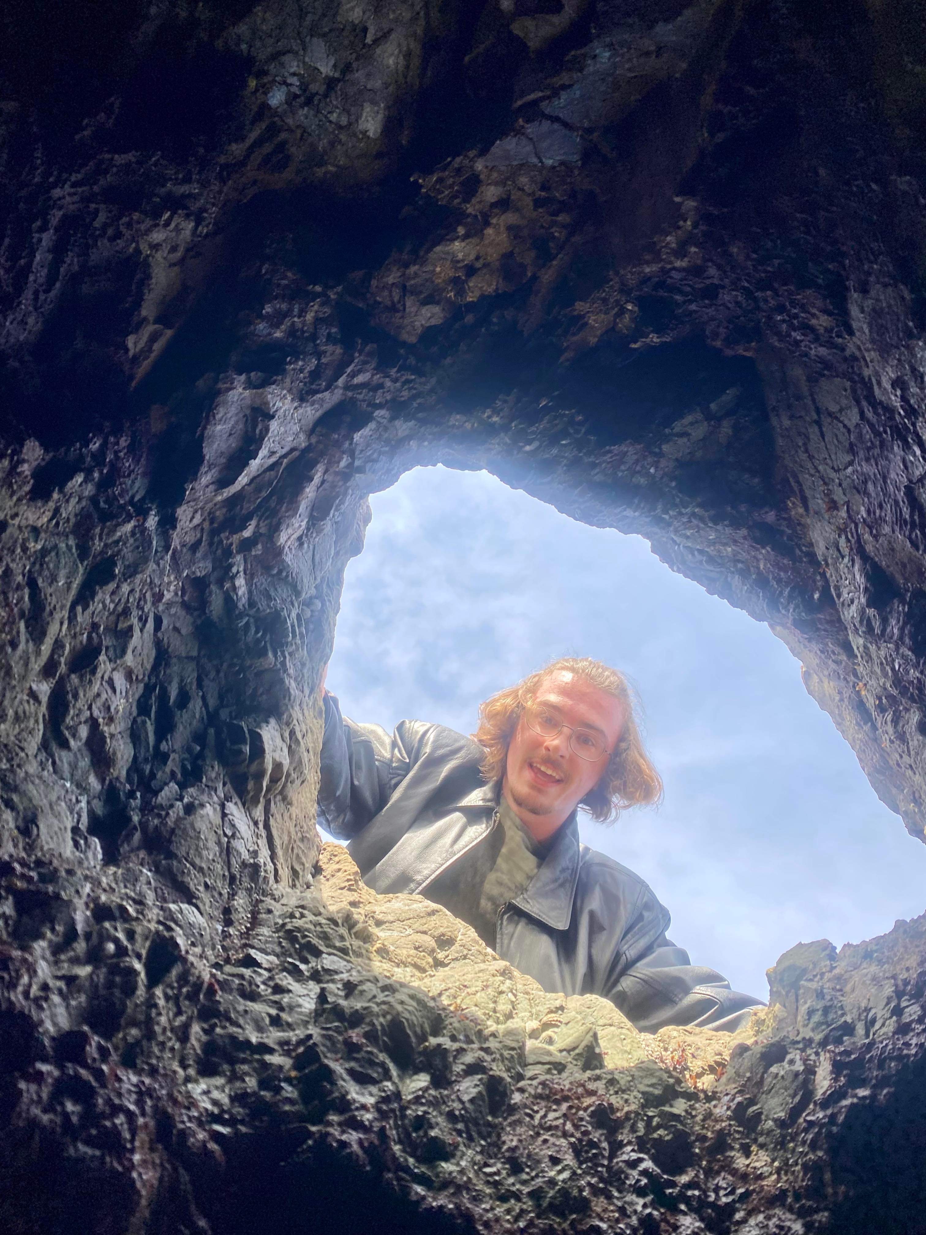 A cave on the NorCal coast